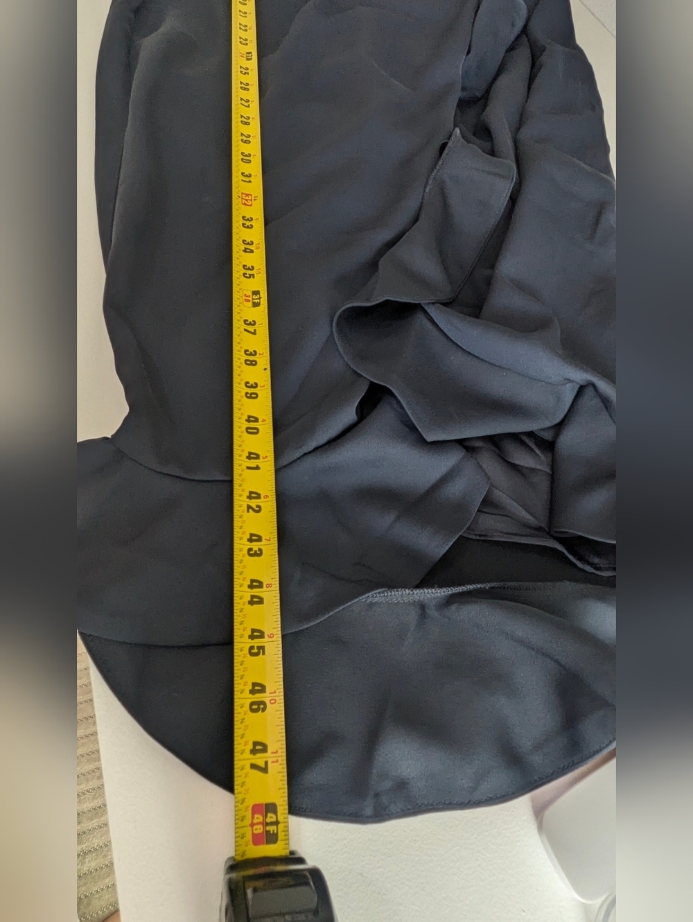 City Chic The Hypnotise Faux Wrap Midi Dress Dark Blue Sz 18 Wedding Party New - Picture 16 of 16